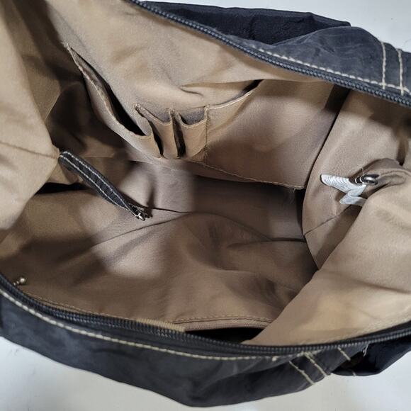 Baggallini Hobo Tote Nylon Adjustable Shoulder Strap Pockets Zip Center - Picture 8 of 10